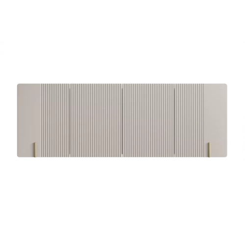 Komoda Malmi 200 cm wisząca - kaszmir / crema bianca / złoty